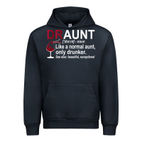 Navy Funny Drunk Aunt Definition DRAUNT Gift For Auntie Urban Hoodie - minhPixels