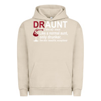Pigment French Oak Funny Drunk Aunt Definition DRAUNT Gift For Auntie Urban Hoodie - minhPixels