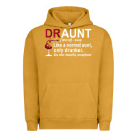 Pigment Peanut Butter Funny Drunk Aunt Definition DRAUNT Gift For Auntie Urban Hoodie - minhPixels
