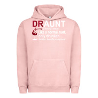 Pigment Salmon Funny Drunk Aunt Definition DRAUNT Gift For Auntie Urban Hoodie - minhPixels