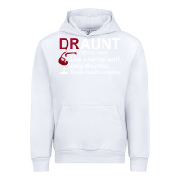 White Funny Drunk Aunt Definition DRAUNT Gift For Auntie Urban Hoodie - minhPixels