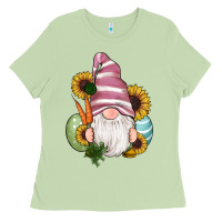Matcha easter gnomes egg carrot sunflowers Ladies Tee - RanaPortraitStore