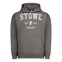 Pigment Tornado Stowe Vermont Vt Vintage Athletic Sports Urban Hoodie - minhPixels