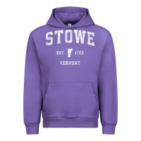 Tulip Stowe Vermont Vt Vintage Athletic Sports Urban Hoodie - minhPixels