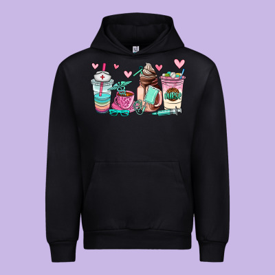 Nurse  Coffee Cup Urban Hoodie Designed By Adodesignshop