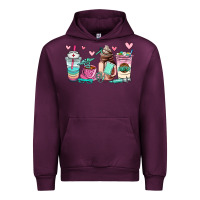 Mauve Wine nurse  coffee cup Urban Hoodie - AdoDesignShop