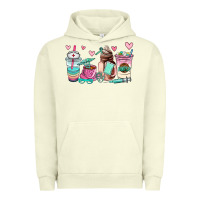 Pigment Pistachio nurse  coffee cup Urban Hoodie - AdoDesignShop