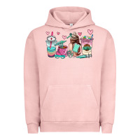 Pigment Salmon nurse  coffee cup Urban Hoodie - AdoDesignShop