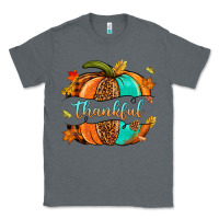 Charcoal Heather pumpkin thankful Classic Tee - NancyCooperArtShop