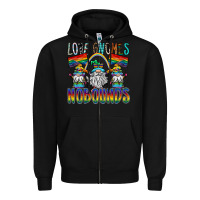 Black love gnomes nobounds Zipper Hoodie - SublimationCraftShop