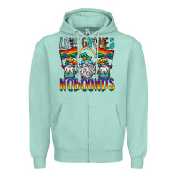 Seafoam love gnomes nobounds Zipper Hoodie - SublimationCraftShop