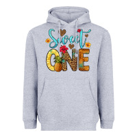 Heather Grey sweet one pineapple Heavyweight Hoodie - Artiststas