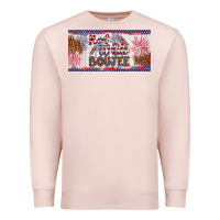 Pale Pink red white boujee Premium Sweatshirt - Artiststas