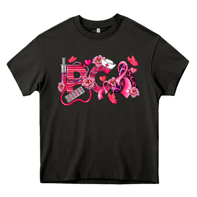 Pca Breast Cancer Patient Care Assistant Heavy Core Tee by LillyAllenDesigns | Teevron