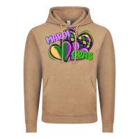 Vintage Coffee mardi gras heart Vintage Hoodie - CowGirlArtShop