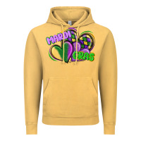 Vintage Mustard mardi gras heart Vintage Hoodie - CowGirlArtShop