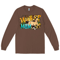 Chestnut Horse Mom Rope Long Sleeve Tee - HowdyJamesFarm