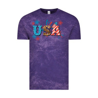 Cloud Purple USA 4th of july Vintage Tee - HowdyJamesFarm