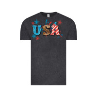 Vintage Black USA 4th of july Vintage Tee - HowdyJamesFarm