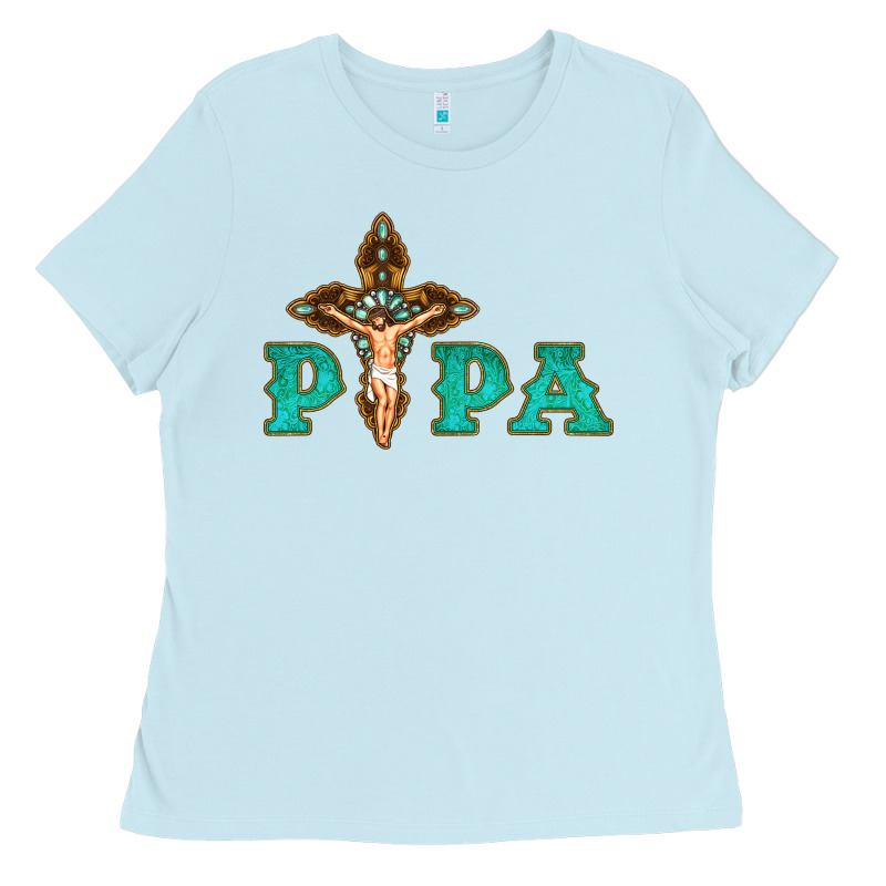 Papa Jesus With Cross Ladies Tee by Bettercallsaul | Teevron