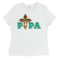 White Papa Jesus with Cross Ladies Tee - Bettercallsaul