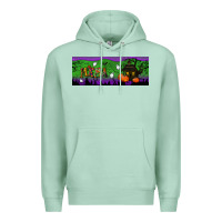 Seafoam halloween mama 11 oz mug Premium Hoodie - BundleAndBundleShop
