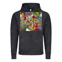 Vintage Black teacher autism Vintage Hoodie - CowGirlArtShop
