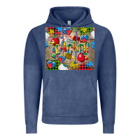 Vintage Denim teacher autism Vintage Hoodie - CowGirlArtShop