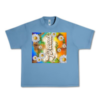 Pebble Blue proud with daisies Urban Heavy Tee - TumblerDesignByShophia