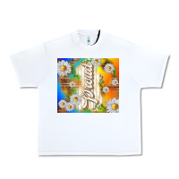 White proud with daisies Urban Heavy Tee - TumblerDesignByShophia