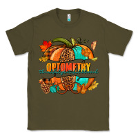Army Green optometry thankful grateful blessed pumpkin Classic Tee - NancyCooperArtShop