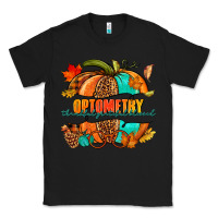 Black optometry thankful grateful blessed pumpkin Classic Tee - NancyCooperArtShop