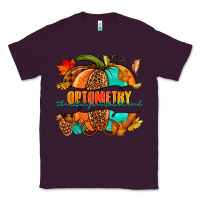 Plum optometry thankful grateful blessed pumpkin Classic Tee - NancyCooperArtShop