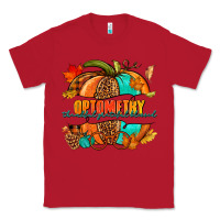 Red optometry thankful grateful blessed pumpkin Classic Tee - NancyCooperArtShop