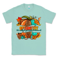 Seafoam optometry thankful grateful blessed pumpkin Classic Tee - NancyCooperArtShop