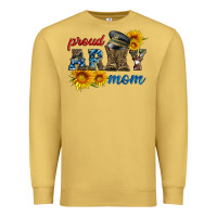 Antique Gold proud army mom Premium Sweatshirt - Artiststas