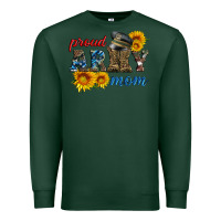 Sports Green proud army mom Premium Sweatshirt - Artiststas