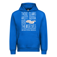 Cobalt Clam Diggers Funny Quote Gift Long Beach Peninsula Urban Hoodie - minhPixels