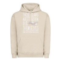 Pigment French Oak Clam Diggers Funny Quote Gift Long Beach Peninsula Urban Hoodie - minhPixels