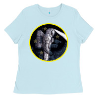 Baby Blue Space Travel Ladies Tee - Bettercallsaul