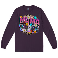 Plum Mama vibes Mother's Day Long Sleeve Tee - CowGirlArtShop
