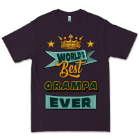 Plum world's best grampa ever Premium Tee - Jasminsmagicworld