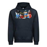 Navy police coffee cup Urban Hoodie - AdoDesignShop