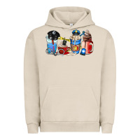 Pigment French Oak police coffee cup Urban Hoodie - AdoDesignShop