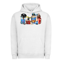 Pigment Lunar Rock police coffee cup Urban Hoodie - AdoDesignShop