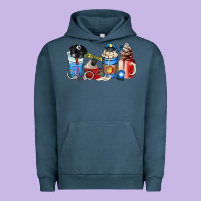 Police Coffee Cup Urban Hoodie Designed By Adodesignshop