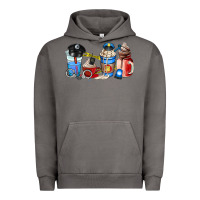Pigment Tornado police coffee cup Urban Hoodie - AdoDesignShop