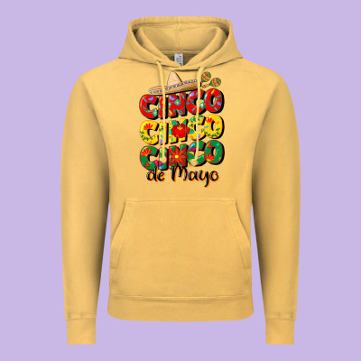 Cinco Cinco Cinco De Mayo Vintage Hoodie Designed By Cowgirlartshop