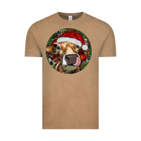 Vintage Coffee Hereford Cow Christmas Vintage Tee - RanaPortraitStore