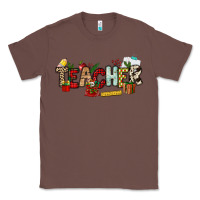 Chestnut Christmas Teacher Classic Tee - NancyCooperArtShop